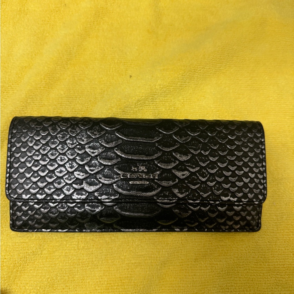 Coach slim sneak print wallet